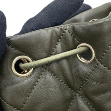 Load image into Gallery viewer, CHANEL Matelasse Backpack KhakiAS4342 Lambskin
