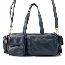 Load image into Gallery viewer, MIUMIU Multi-Pocket Handbag Black5BB150 Leather
