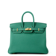 将图像加载到图库查看器中，HERMES Birkin Vert Vertigo Togo Leather Size 25
