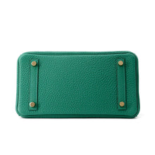将图像加载到图库查看器中，HERMES Birkin Vert Vertigo Togo Leather Size 25
