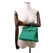 将图像加载到图库查看器中，HERMES Birkin Vert Vertigo Togo Leather Size 25
