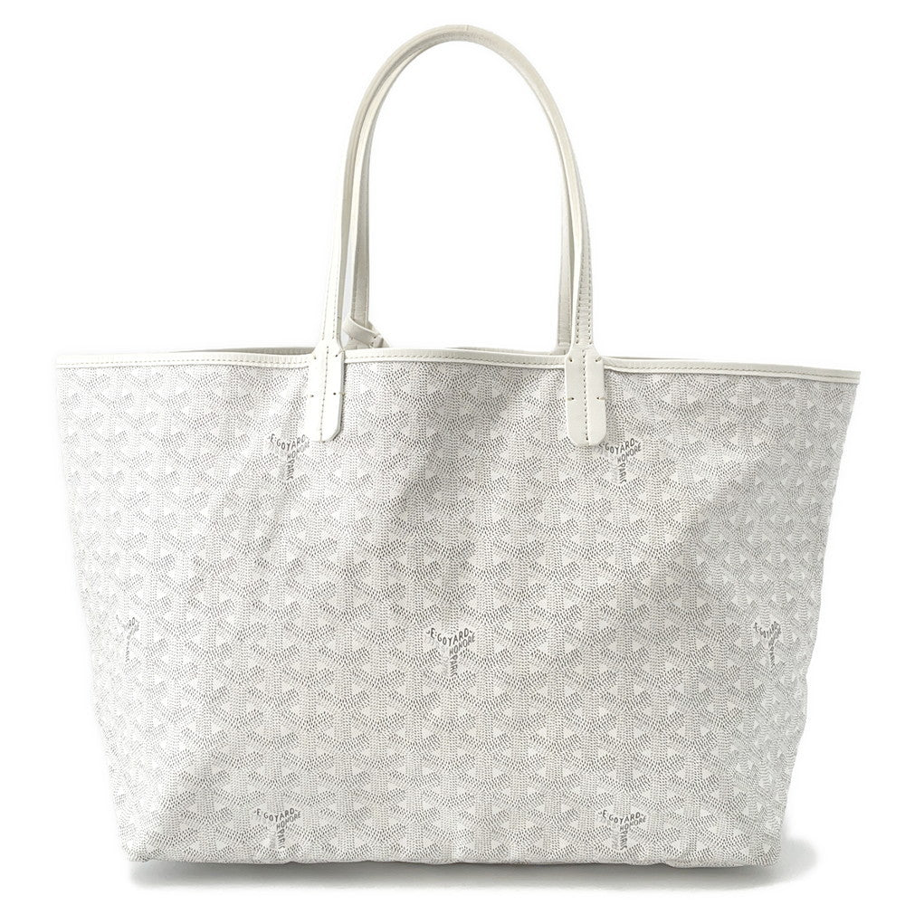 GOYARD Saint Louis WhiteSTLOUIPMLTY50CL50P PVC Leather Size PM