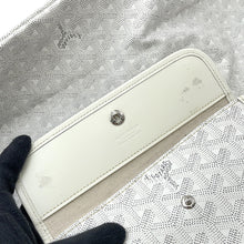 将图像加载到图库查看器中，GOYARD Saint Louis WhiteSTLOUIPMLTY50CL50P PVC Leather Size PM
