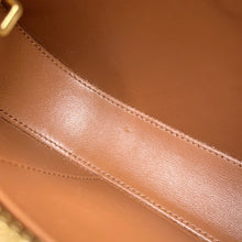 将图像加载到图库查看器中，CELINE ★Triomphe Tilly Leopard One-Shoulder Bag Beige115702 PVC Leather
