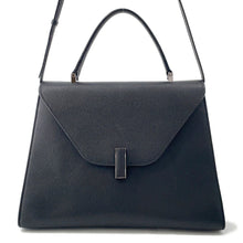 Load image into Gallery viewer, Valextra Valextra Iside 2WAY Shoulder Bag Black Leather Size Large
