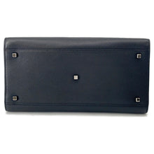 Load image into Gallery viewer, Valextra Valextra Iside 2WAY Shoulder Bag Black Leather Size Large
