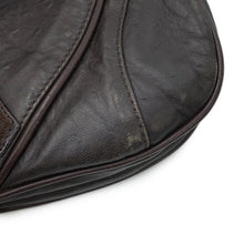 Load image into Gallery viewer, Dior Saddle OneShoulder Bag Brown Autruche Embossed Leather
