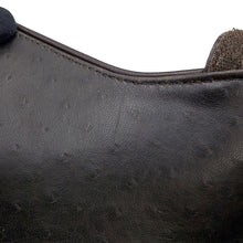 Load image into Gallery viewer, Dior Saddle OneShoulder Bag Brown Autruche Embossed Leather
