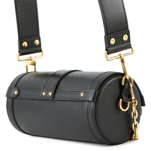 将图像加载到图库查看器中，LOUIS VUITTON Papillon Trunk NoirM58655 Epi Leather
