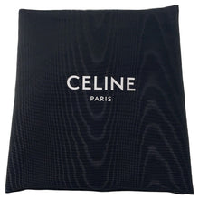 将图像加载到图库查看器中，CELINE ★Triomphe Pliage Check Chain Tote Bag Red/Black197562 Wool Leather Size Large
