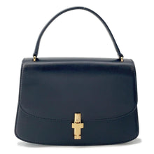 将图像加载到图库查看器中，The Row Sofia 8.75 Handbag BlackW1442 Leather
