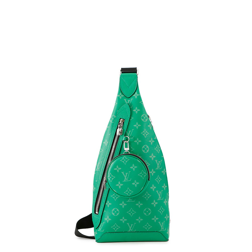 LOUIS VUITTON duo sling bag CatusGreenM31000 Monogram Taiga Leather