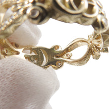 Load image into Gallery viewer, GUCCI Flora Diamond Ring Size Approximately No. 15 18K Yellow Gold
