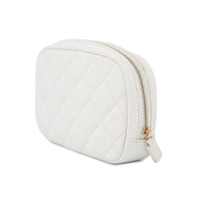 Load image into Gallery viewer, CHANEL Matelasse Pouch WhiteA80909 Caviar Leather
