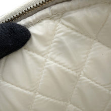 Load image into Gallery viewer, CHANEL Matelasse Pouch WhiteA80909 Caviar Leather
