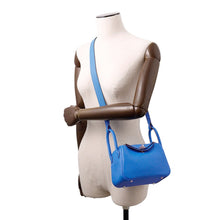 Load image into Gallery viewer, HERMES Lindy Blue Hydra Taurillon Clemence Size Mini
