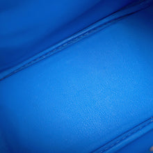 将图像加载到图库查看器中，HERMES Lindy Blue Hydra Taurillon Clemence Size Mini
