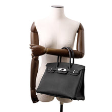 将图像加载到图库查看器中，HERMES Birkin Black Togo Leather Size 30
