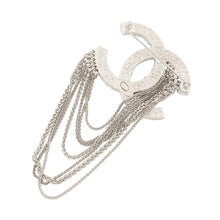 Load image into Gallery viewer, CHANEL Brooch CC Logo Metal Rhinestone Faux Pearl
