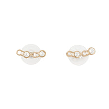 Load image into Gallery viewer, CHANEL COCO Earrings Metal Faux Pearl
