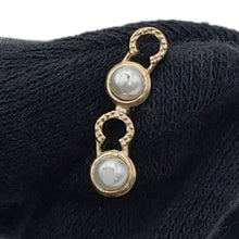 Load image into Gallery viewer, CHANEL COCO Earrings Metal Faux Pearl
