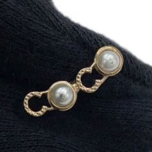 Load image into Gallery viewer, CHANEL COCO Earrings Metal Faux Pearl
