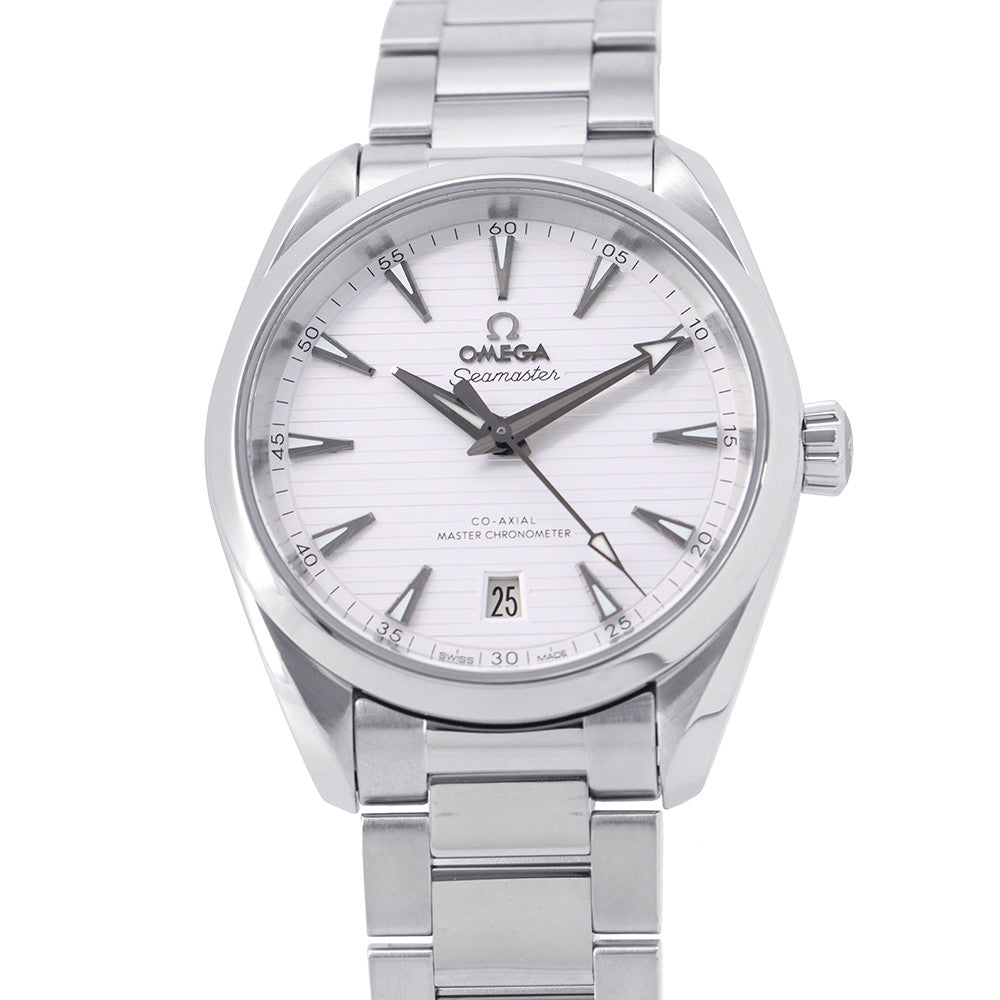 OMEGA Seamaster Aqua Terra 150M Co-Axial W38mm Stainless Steel Silver Dial220.10.38.20.02.001