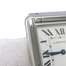 将图像加载到图库查看器中，CARTIER tank mast LM H33.7mmxW25.5mm Stainless Steel Silver DialWSTA0052

