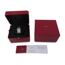 将图像加载到图库查看器中，CARTIER tank mast LM H33.7mmxW25.5mm Stainless Steel Silver DialWSTA0052
