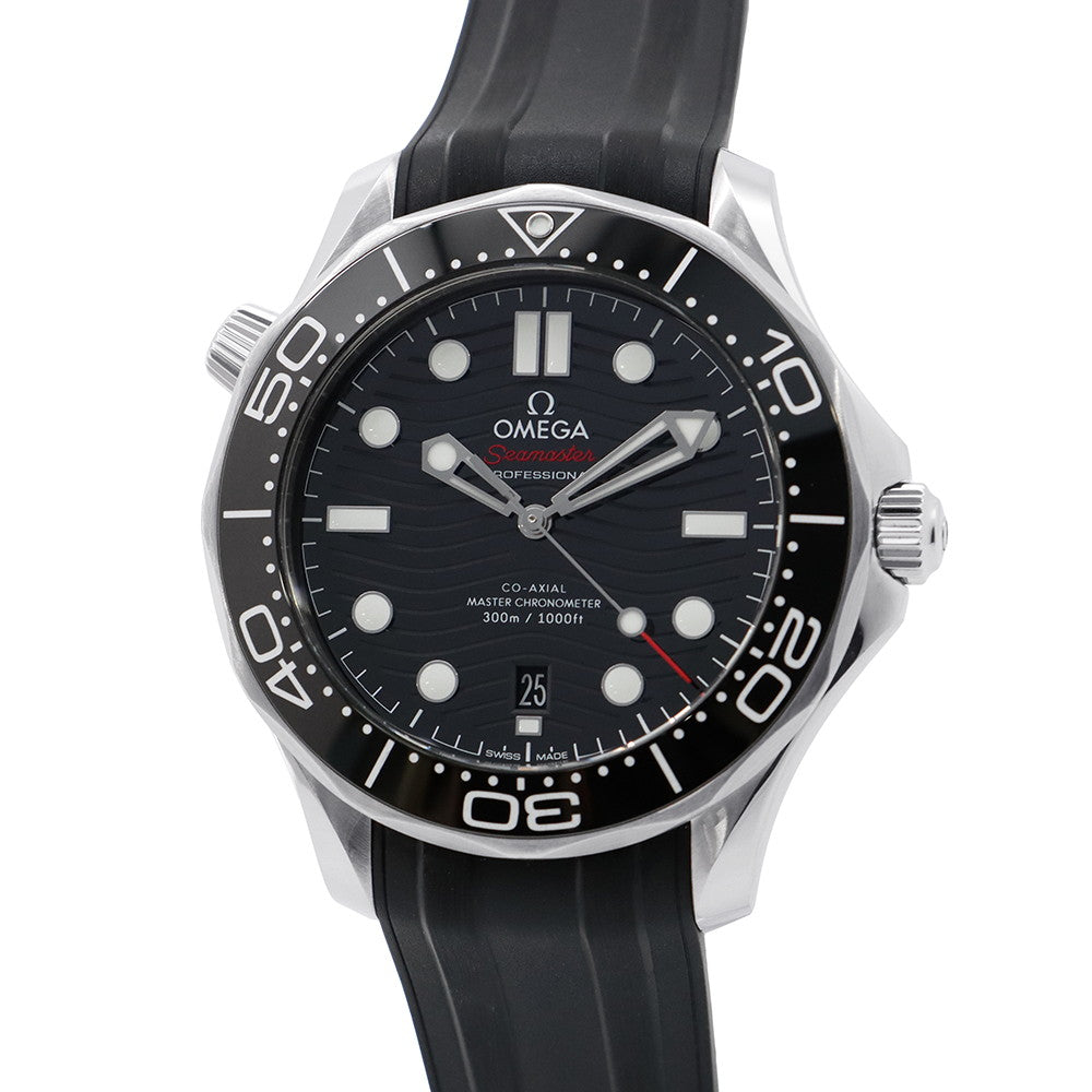 OMEGA Seamaster Co-Axial Master Chronometer W42mm Stainless Steel Rubber Black Dial210.30.42.20.01.001
