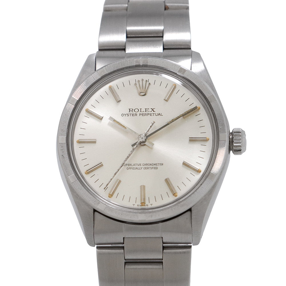 ROLEX Oyster Perpetual W34mm Stainless Steel Silver Dial1007