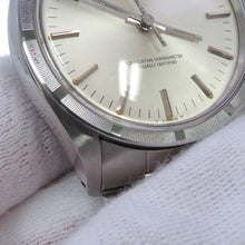 将图像加载到图库查看器中，ROLEX Oyster Perpetual W34mm Stainless Steel Silver Dial1007
