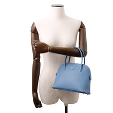将图像加载到图库查看器中，HERMES Bolide Azur Epsom Size 27
