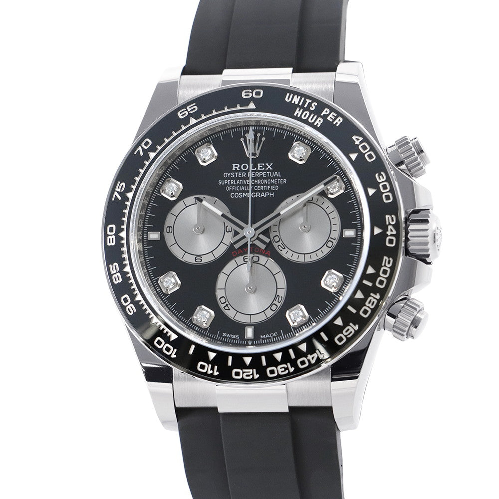 ROLEX Cosmograph Daytona W40mm 18K White Gold Bright Black/Steel Dial126519LNG