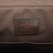 将图像加载到图库查看器中，LOUIS VUITTON District BrownN41213 Damier Ebene Canvas Size PM

