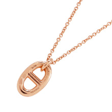 将图像加载到图库查看器中，HERMES Chaine d&#39;Ancre Farandole Necklace Size PM 18K Pink Gold
