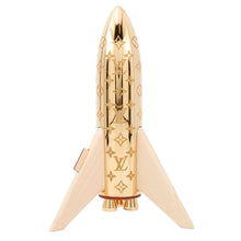将图像加载到图库查看器中，LOUIS VUITTON Press Pavier Rocket Paperweight GoldGI0794 Wood
