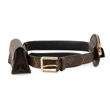 将图像加载到图库查看器中，LOUIS VUITTON Belt Daily Multi-Pocket Size 80/32 BrownM0236W Monogram
