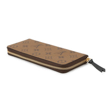 将图像加载到图库查看器中，LOUIS VUITTON Portefeuille Clemence NoirM82336 Monogram Reverse Canvas
