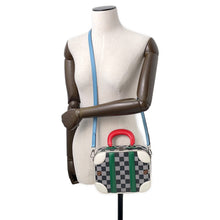 将图像加载到图库查看器中，LOUIS VUITTON Valaisette Noir/BlancN40233 Damier Calf Leather Size BB
