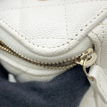 Load image into Gallery viewer, CHANEL Vanity ChainShoulder Bag WhiteAP3079 Caviar Leather
