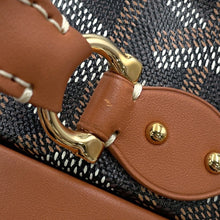 将图像加载到图库查看器中，GOYARD Hat box and Alto trunk bag Black/NaturalALTOC2PMLTY01CL03O Goyardine Canvas Cervon Calf Leather
