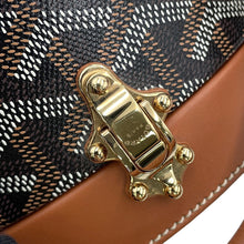 将图像加载到图库查看器中，GOYARD Hat box and Alto trunk bag Black/NaturalALTOC2PMLTY01CL03O Goyardine Canvas Cervon Calf Leather
