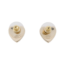 Load image into Gallery viewer, CHANEL CC Logo Heart Earrings PinkABG216 Metal
