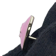 Load image into Gallery viewer, CHANEL CC Logo Heart Earrings PinkABG216 Metal
