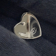 Load image into Gallery viewer, CHANEL CC Logo Heart Earrings PinkABG216 Metal
