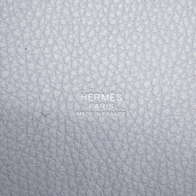 将图像加载到图库查看器中，HERMES Picotin Lock Blue Gacier Taurillon Clemence Size PM
