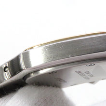 将图像加载到图库查看器中，CARTIER Santos Garbe SM 35.5mm × 23.5mm Stainless Steel K18YG Ivory DialW20012C4
