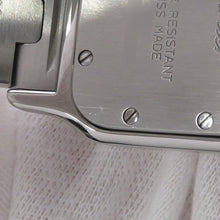 将图像加载到图库查看器中，CARTIER Santos Garbe SM 35.5mm × 23.5mm Stainless Steel K18YG Ivory DialW20012C4
