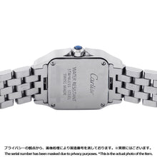 将图像加载到图库查看器中，CARTIER Santos Demoiselle 2008 Christmas Limited Edition, Limited to 2000 pieces H28mm×W20mm Stainless Steel Purple DialW2510002
